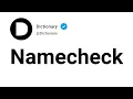 Namecheck Meaning In English