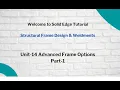 Unit-14 Advanced Frame Options Part-1