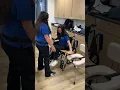 Occupational Therapy Assistant students practice proper transfer techniques