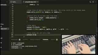 ASMR Programming - Coding a Snake Game