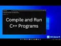 How to Compile and Run a C Program from Command Prompt in Windows 11 2026