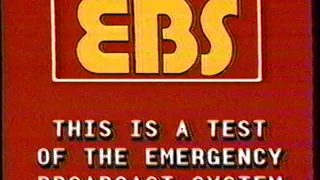 1991 KDBC EBS Test Channel 4 El Paso Texas Emergency Broadcast System