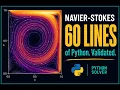 I Solved Navier-Stokes in 60 Lines of Python Real CFD Validated