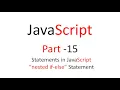JavaScript Part 15 nested if-else statement in JavaScript Rajendra sir