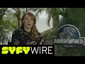 Blastr on Jurassic World Set Bryce Dallas Howard as Claire Dearing SYFY WIRE