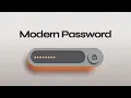 Modern Password Input with Toggle HTML CSS JavaScript