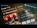 How to Create Flip Countdown Timer Easy in Elementor for Free - King Addons for Elementor