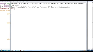 Python tutorial in Hindi 53 How to use infinite loop while using try except