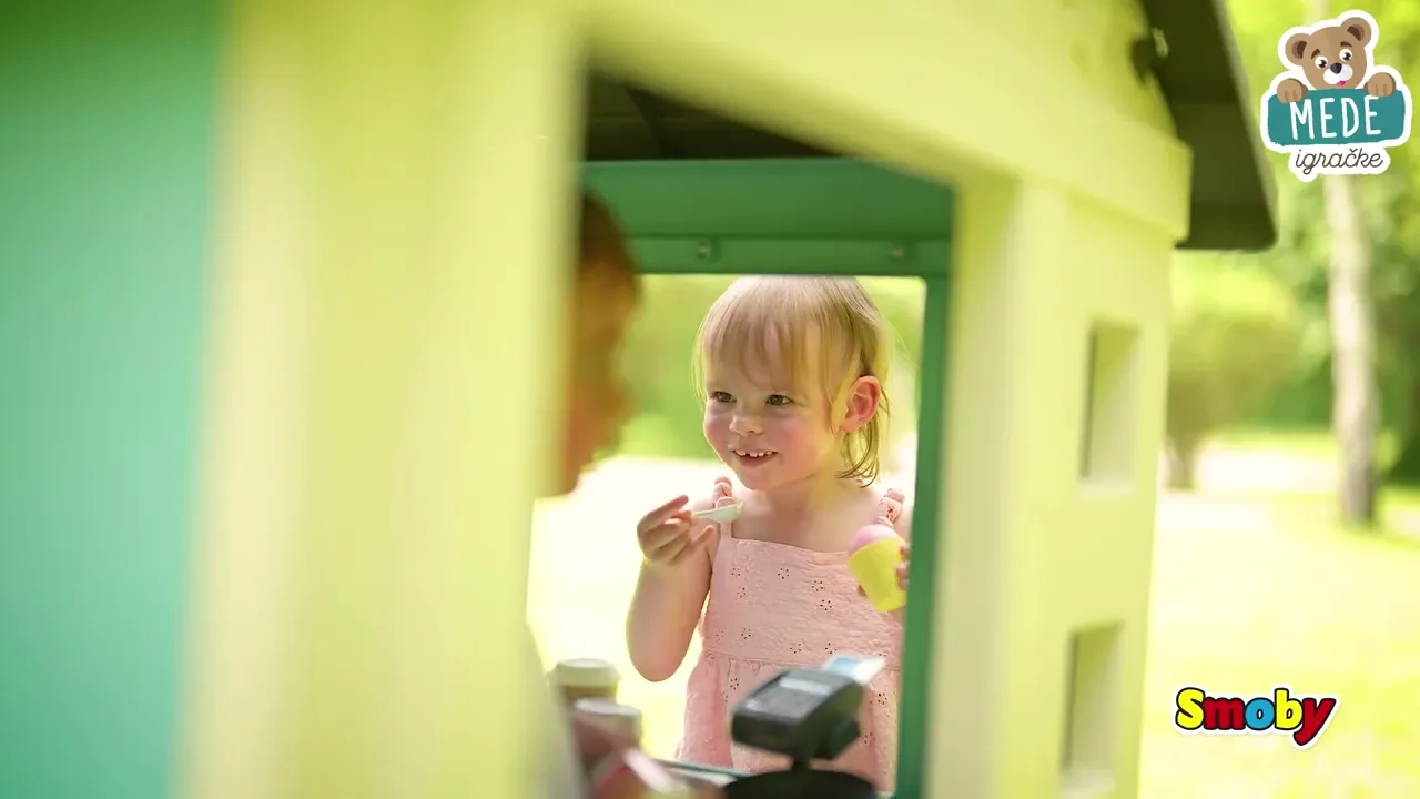 Kućice za djecu - Kućica s trgovinom Sweety Corner Playhouse Smoby - 4