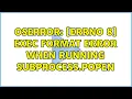 OSError Errno 8 Exec format error when running subprocess Popen