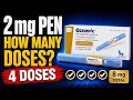 Ozempic 2 mg Pen How Many Doses Are in One Pen