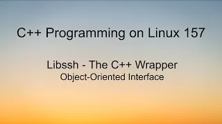 C Programming on LInux - Libssh C Wrapper Example