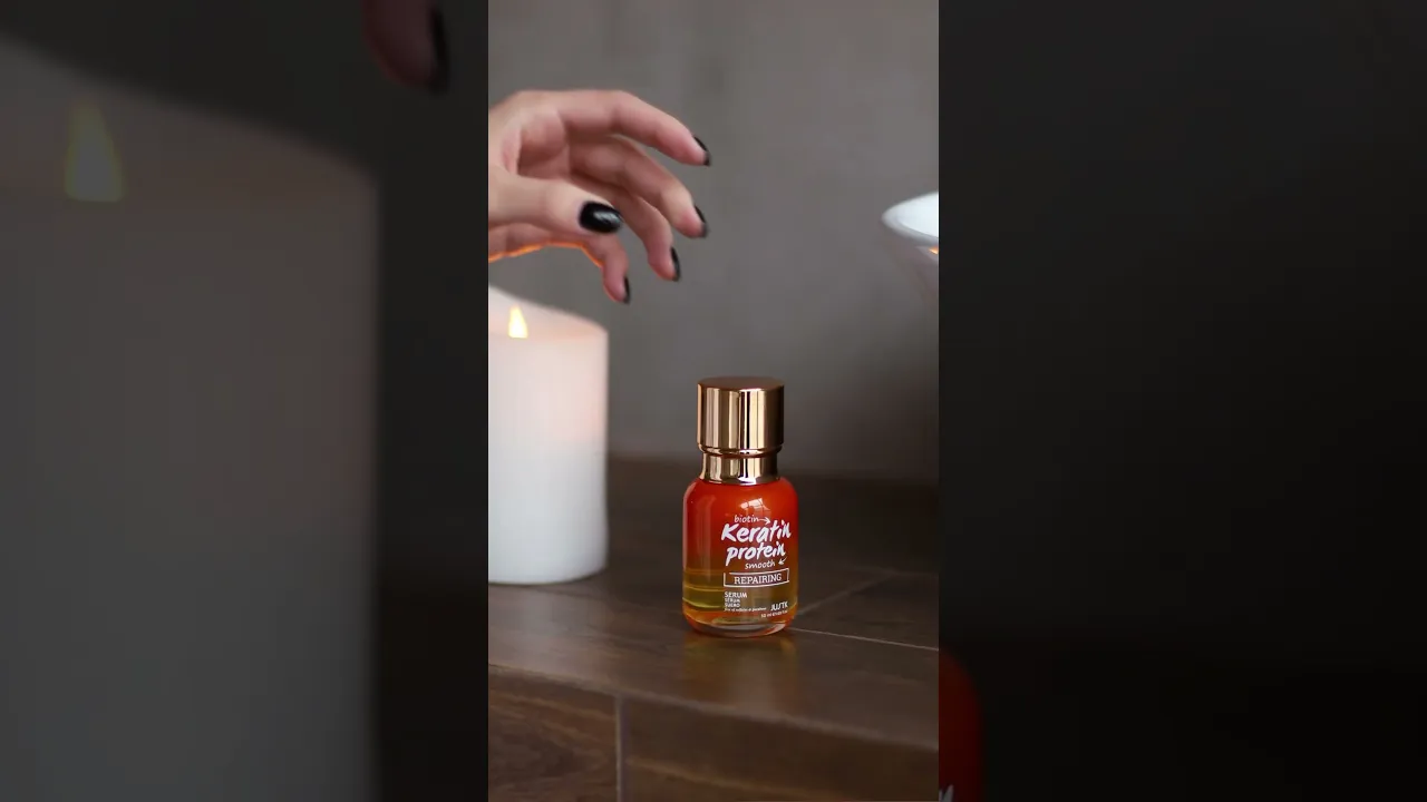 Масло для ломких и посеченных волос с биотином и кератином - Keratin Protein Repairing Serum 50ml