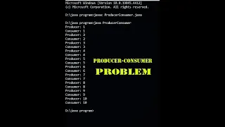 Producer-Consumer Problem Java Program