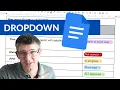 Dropdown and Table templates in Google Docs