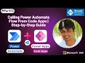 Calling Power Automate Flow from Code Apps Step-by-Step Beginner Guide