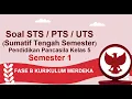 Download Lagu SOAL PTS/STS/UTS PENDIDIKAN PANCASILA KELAS 5 SEMESTER 1