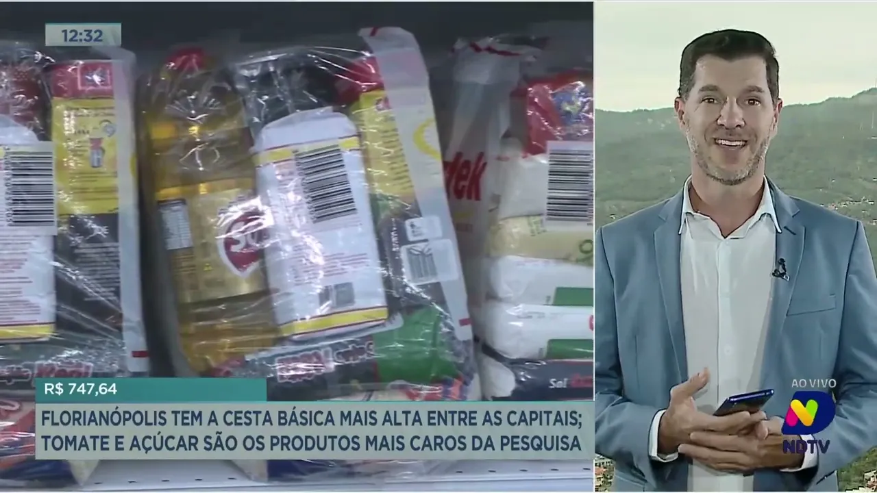 Florianópolis tem a cesta básica mais alta entre as capitais do Brasil