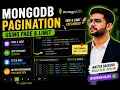 Pagination using MongoDB Page Limit