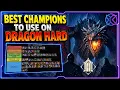 DRAGON HARD TIERLIST - BEST CHAMPIONS TO USE RAID Shadow Legends
