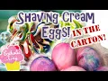 Shaving Cream Eggs - IN THE CARTON So Easy -
