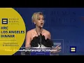 Video di #HRCLADinner: Katy Perry speaks at Los Angeles Gala Dinner