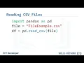 Working with different file formats csv xml json xlsx - APIs and Data Collection IBM