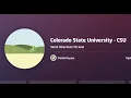 Colorado State University in GeoGuessr