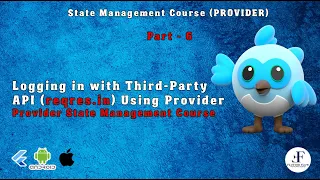 Part 6 Logging in with Third-Party API reqres in Provider State Management Course