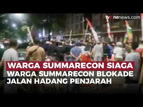 Warga Summarecon Jaga Malam Usai Ricuh Dekat Polres