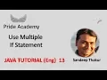 Java Tutorials Eng 13 Multiple if statement Pride Academy