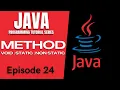 Java Tutorial VOID METHODS IN JAVA STATIC NON STATIC Tagalog English Filipino 2021