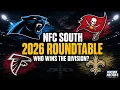 Can The Panthers Repeat As NFC South Champs Full Division Roundtable 2026 Predictions