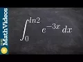 Evaluate the definite integral with e and u sub