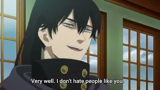 the arrival of the vice captain of the black bull at the meeting black clover