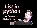 python List A Powerful data structure All the methods you should know