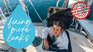 Fixing deck ROT & a WATER Leak |Episode 30 LOTS of BOAT WORK