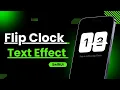 Flip Clock Text Effect - SwiftUI