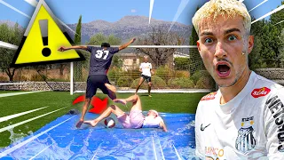 SLIP and SLIDE FUßBALL CHALLENGE endet BRUTAL