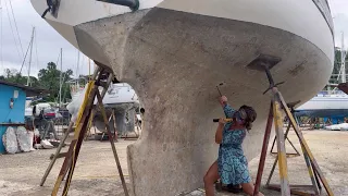 S2 E8: Removing the thru-hulls (Dominican Republic)