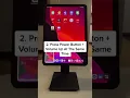 How To Screenshot on iPad