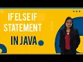 What is if else if ladder statement in java