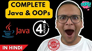 Java and OOPs Complete With Project