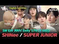 Download Lagu [SUB] SM 30th Anniversary ✨ Daily Lives of Male Idols : SHINee \u0026 SUPER JUNIOR #SHINEE #SUPERJUNIOR