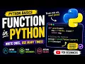 Topic 18 Functions in Python Explained Python for Beginners