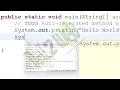 Part 1 - How to Execute Advance Java Basic Program using Eclipse IDE