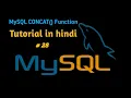 CONCAT Function in SQL Hindi