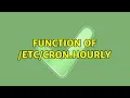 Ubuntu Function of hourly 3 Solutions