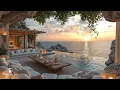 Download Lagu Sunset Jazz In Luxury Villa | Soothing Jazz With Sumptuous Dinner By The Sea For Romantic Vibes