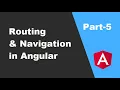 Routing and Navigation in Angular Angular Routes RouterLink RouterOutlet Part-5
